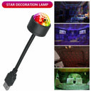 1PCS Car Roof Star Light USB LED Interior Night Decor Light