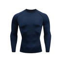 Men's Long Sleeve Compression T-Shirt for Running Training