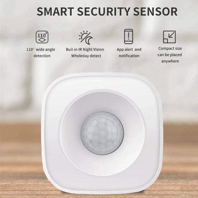 Smart Motion Sensor Alarm: Pet-Friendly Home Security with Remote Control  ourlum.com   