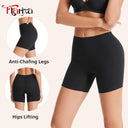 High Waist Seamless Boyshorts Stylish Anti-Chafing Shorts