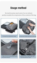 Expandable Airbag Backpack for Men 16 Inch Waterproof Bag