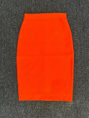 Rayon Bandage Pencil Skirt Elegant Celebrity Party Wear