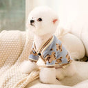 Luxury Pet Striped Cardigan Sweater - Warm Stylish Quality