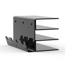 Yikola Acrylic Desktop Organizer: 3 Tier Stand with Mouse Rack  ourlum.com Black  