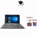 With Bluetooth Keyboard Case 10.1'' NX16A Windows 10 Netbook Quad Core 1GB RAM 32GB ROM Dual Cameras 1280*800IPS WIFI Tablets PC  ourlum.com add handbag 1GB  32GB Silver 