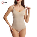 Qtree Plus Size Tummy Control Bodysuit - Slimming Shapewear for Women