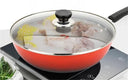 Premium Stainless Steel Wok Lid with Glass Cover for Chef Pans