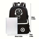 Children Backpack School Bags For Boy Girls Anime Luminous