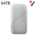  Portable SSD: High-Speed USB for Quick Data Transfer  ourlum.com 64TB white  