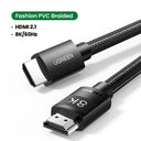 UGREEN HDMI-Compatible Cable: Elevate Your Home Theater with Ultra High-speed Cinematic Experience  ourlum.com 8K Fashion PVC 1.5m brazil