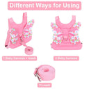 Angel Wings Baby Safety Harness Backpack for Cute Girls Pink