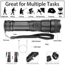 XHP100 LED Flashlight: Ultimate Outdoor Torch for Adventures.  ourlum.com   