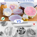 Silicone Stretch Lids - Reusable Airtight Food Covers