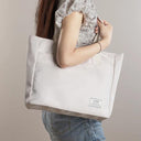 Canvas Laptop Tote Bag: Stylish and Shockproof Carry-All