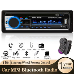 Car Bluetooth MP3 Player with FM Radio and USB/SD Input