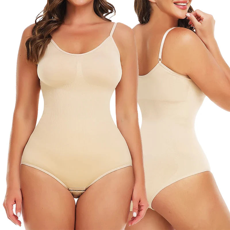 Slimming Bodysuit for Women - Tummy Control Shapewear Camisole & Body Shaper