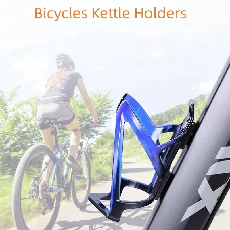 Universal Bicycle Water Bottle Holder Mount - Lightweight Kettle Cage Adapter for Bike Handlebar and Seatpost