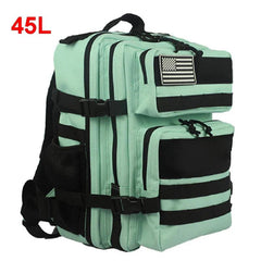 25L/45L Tactical Backpack for Camping & Hiking - Durable 900D Military Rucksack for Men & Women with Molle System