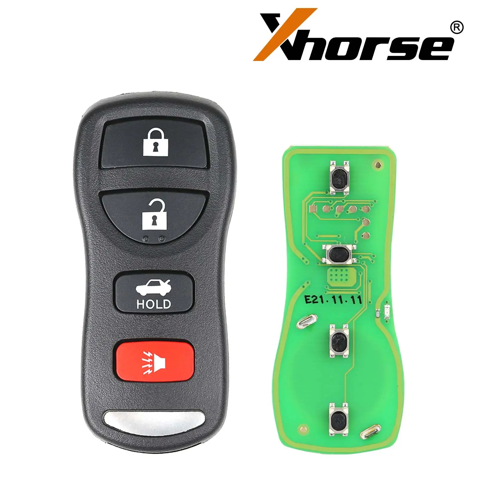 Xhorse XKNI00EN Wire Remote Key for Nissan Separate 4 Buttons English Version 10pcs/Lot