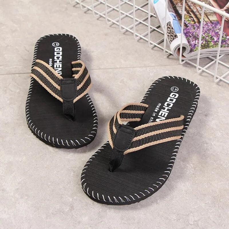 Beach Flip-flop Sandals: Versatile Anti-slip Summer Essential for Men.  ourlum.com   