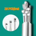 Gentle Stainless Steel Ear Care Kit for Effective Wax Removal