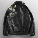 Korean Fashion Streetwear Leather Jacket Suit for Men