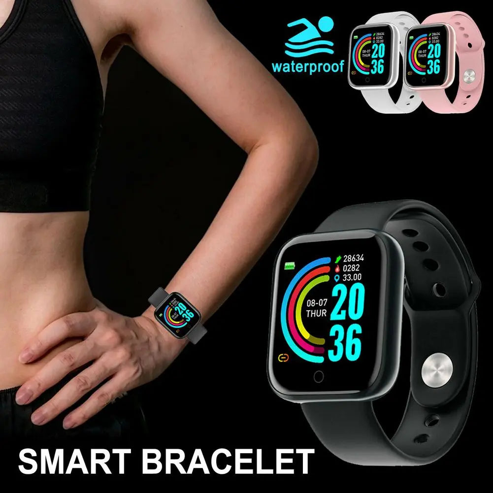 D20 Smart Bracelet: Ultimate Sports Fitness Tracker Waterproof Smartwatch  ourlum.com   