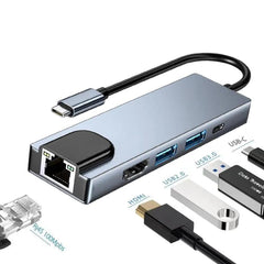 USB C HDMI Thunderbolt Dock: Ultimate 8-in-1 Connectivity Hub