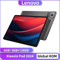 Lenovo Xiaoxin Pad 2024 - 11" Snapdragon Tablet with 6GB/8GB RAM, 128GB Storage, 7040mAh Battery, DOLBY ATMOS Audio, Android Global ROM