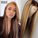 Ombre 4/27 Straight 13x4 Lace Front Human Hair Wig