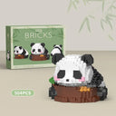 Cute Panda Mini Building Block Set - Educational Toy for Boys  ourlum.com W1112 Nobox  