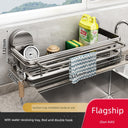 Punch-Free Storage Rack Wall-Mounted Tool For Kitchen