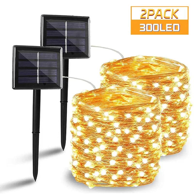 Solar LED Fairy String Light: Street Garland With 8 Lighting Modes - Shop Now  ourlum.com   