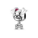 Dog Pet Charms 925 Silver Paw French Bulldog Beads Jewelry