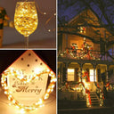 Solar LED Fairy String Lights - 8 Modes Quick Charge Decor