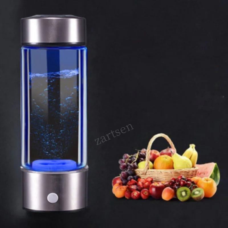 Hydrogen Water Bottle Ionizer: Ultimate Anti-Aging Solution  ourlum.com Black Russian Federation 