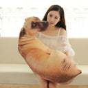 Lifelike 3D Dog Printed Throw Pillow - Cute Animal Design for Home Comfort  ourlum.com   