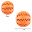 Dog Chew Toy Set: Rubber Teeth Cleaning Ball For Pets