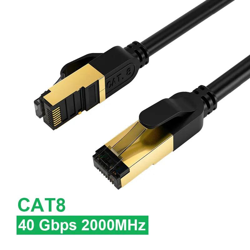 Ultimate Gaming Ethernet Cable Cat8 - Enhance Your Gaming Setup  ourlum.com 0.5m  