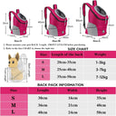 Dog Pet Backpack Carrier For Hands-Free Outdoor Adventure