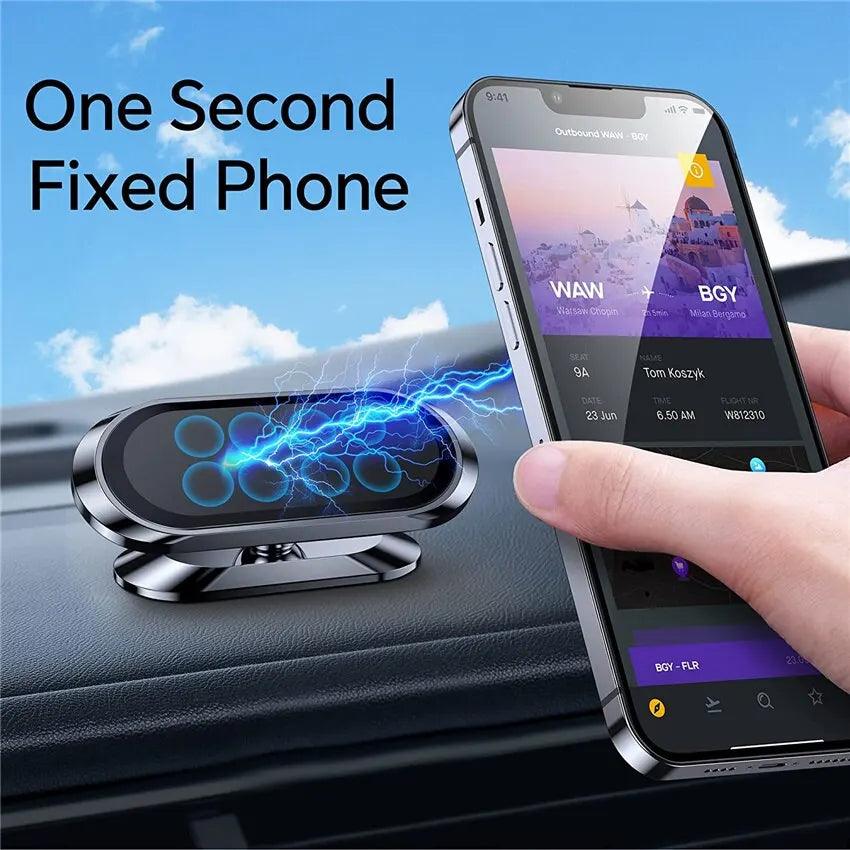 Magnetic Car Phone Holder Mount: Universal Air Vent Stand for Safe Driving  ourlum.com   