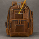 Hot Multifunction Fashion Men Backpack Large Leather Daypack