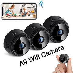 1080P HD WiFi Mini Camera with Motion Detection and 360° Rotation for Home Security