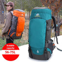 65L Camping Backpack Large Capacity Waterproof Hiking Bag