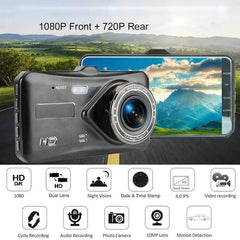 4-inch Touch Screen Car Camera: Enhanced Night Vision and Safety