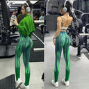 Aurora Gradient Seamless Butt Lift Yoga Leggings for Women  ourlum.com   