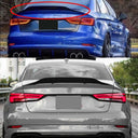 Glossy Black Duckbill Trunk Spoiler for Audi A3 S3 RS3