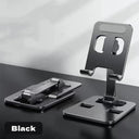 Adjustable Aluminum Tablet Stand: Hands-Free Phone Mount for Various Devices  ourlum.com black  