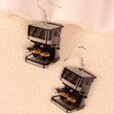 Dangle Earrings Set Electrical Appliances Cute Funny Gift