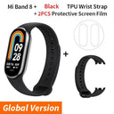 Mi Band 8: Smart Fitness Tracker with Advanced Health Monitoring  ourlum.com Black N Black Strap CHINA 